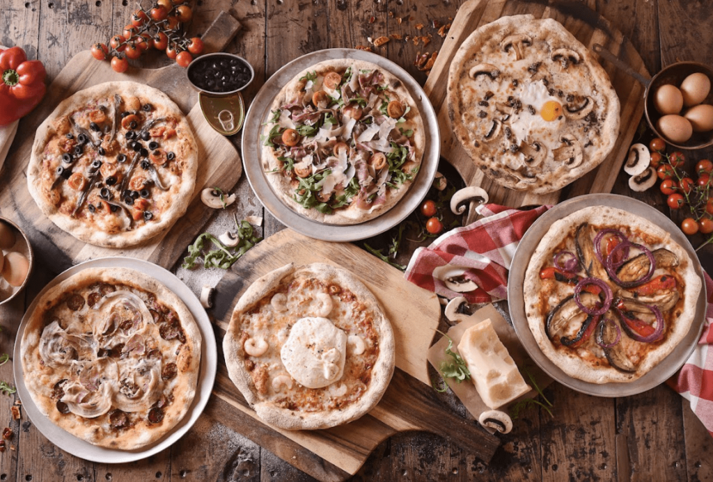 Restaurante italiano pizzas artesanas