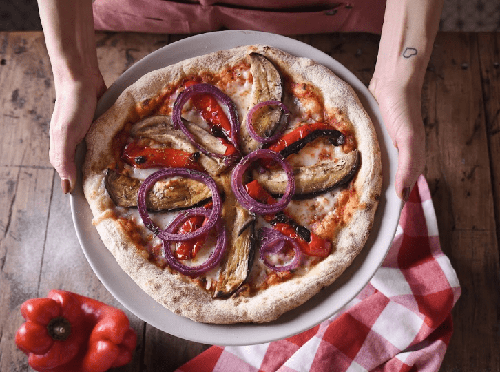 Pizza vegana italiano Madrid